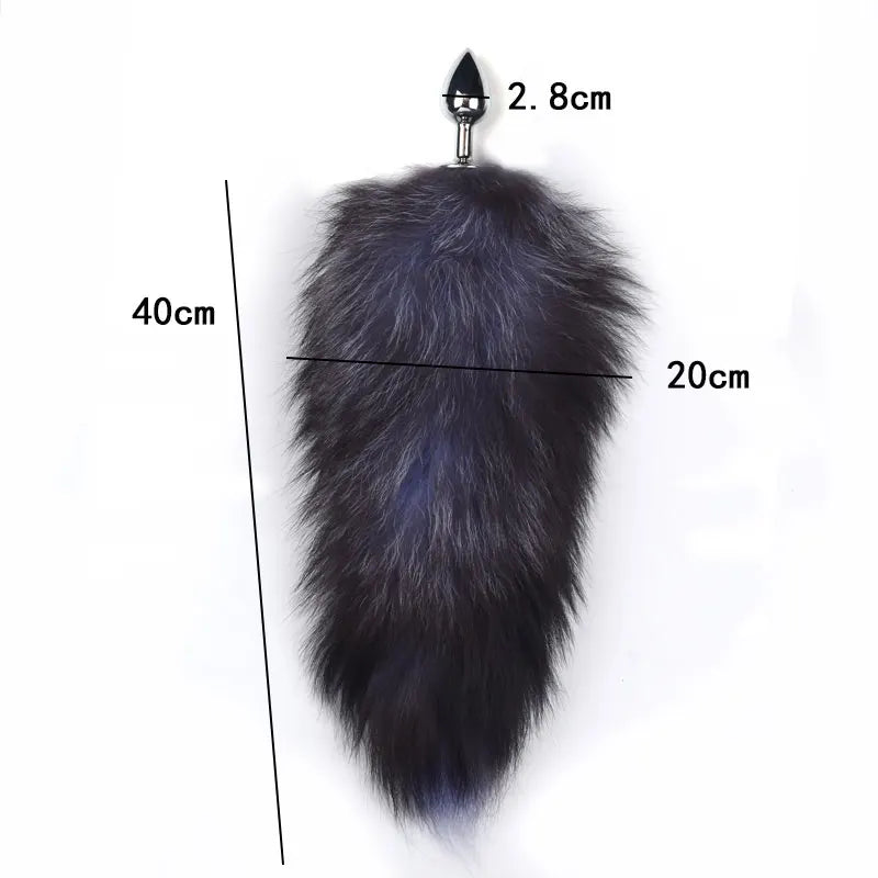 Sex toys for Women Bdsm Sex Bondage Set Handcuffs Whip 40CM Fox Tail Anal Plug Adult Games