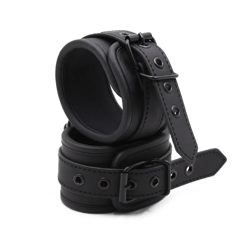 BDSM Bondage Kit — Handcuffs, Ankle Cuffs & Collar