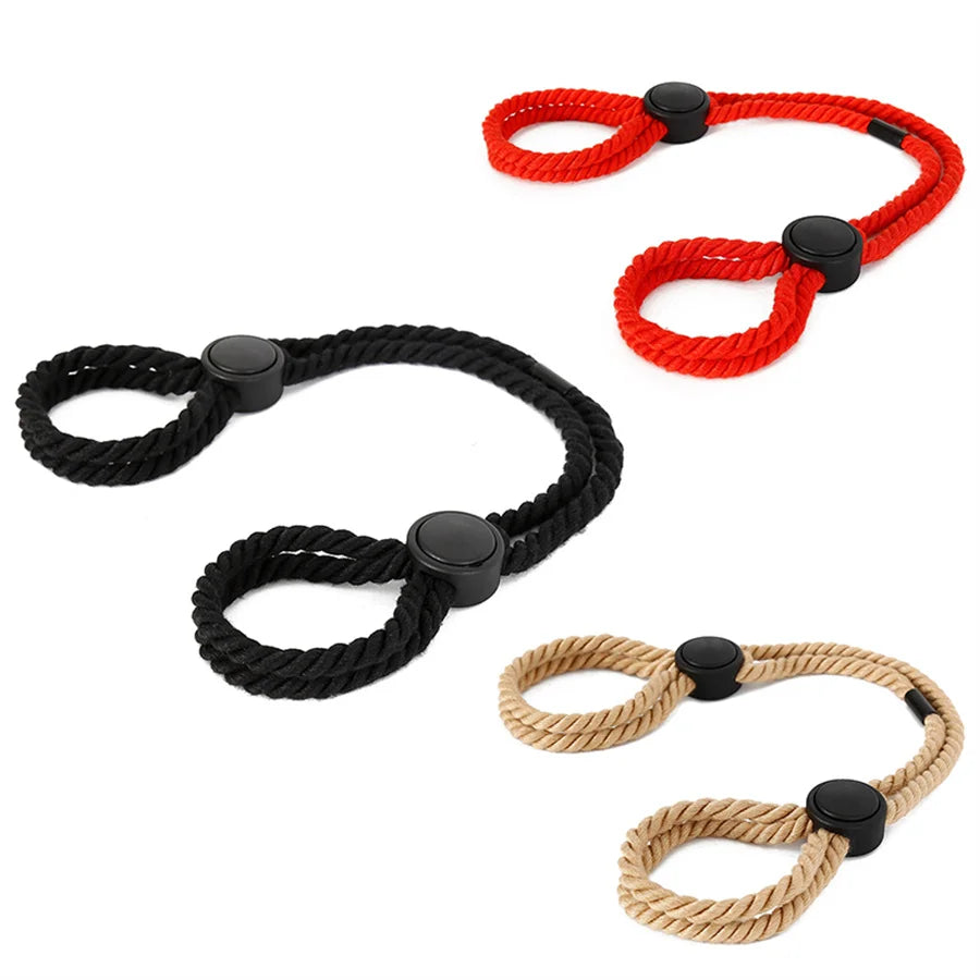 Adjustable Wrist Restraint Cuffs — Soft Bondage Set