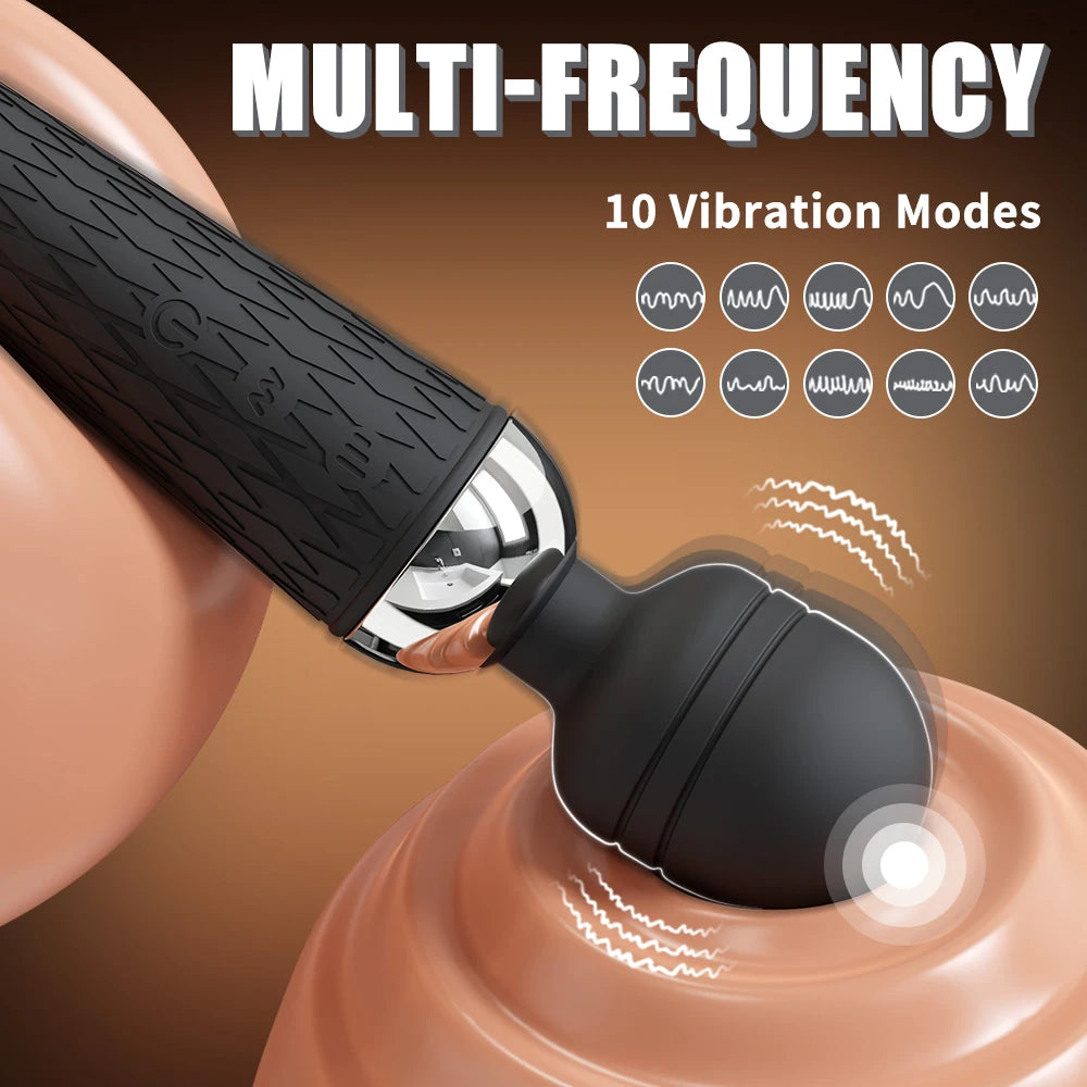 Sex Toy  AV Vibrator for Women Clitoris Stimulator Nipple G Spot Magic-Wand Dildo Female Vibrating Masturbation Adult Sex Toys