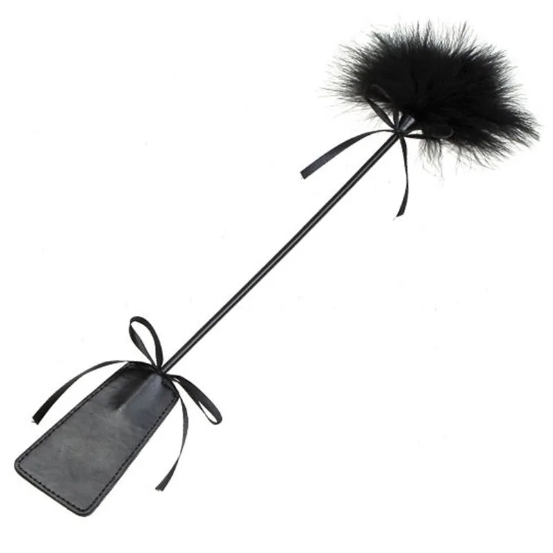 Feather Tickler & Spanking Flogger Set
