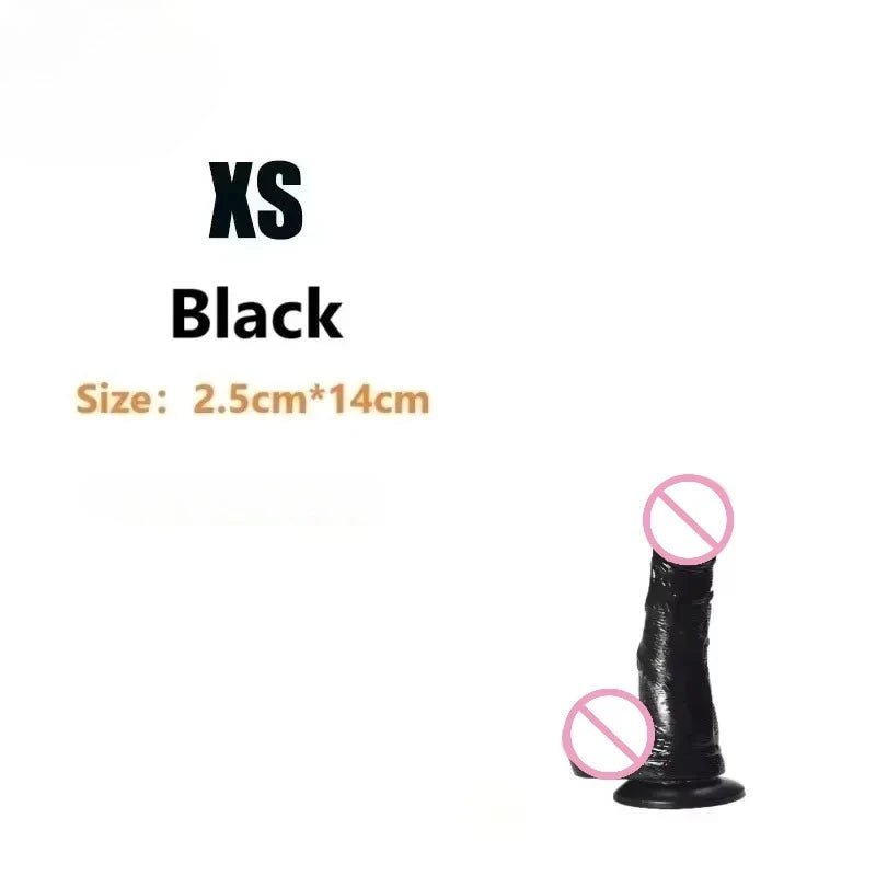 Realistic Silicone Dildo — Multiple Sizes
