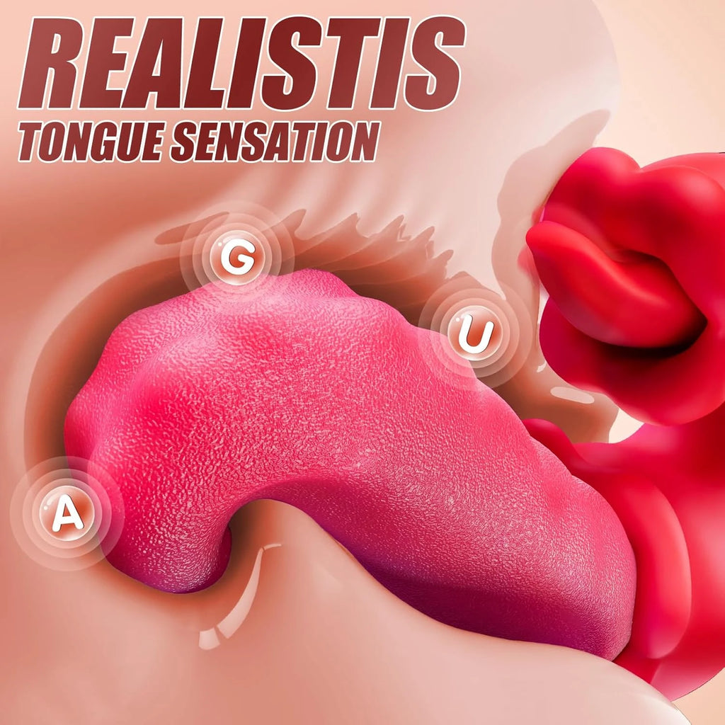 Sex Toys Realistic Heating Tongue Vibrator Women G-Spot Vibrator Clitoral Stimulator Adult Toy Vagina Massager for Female