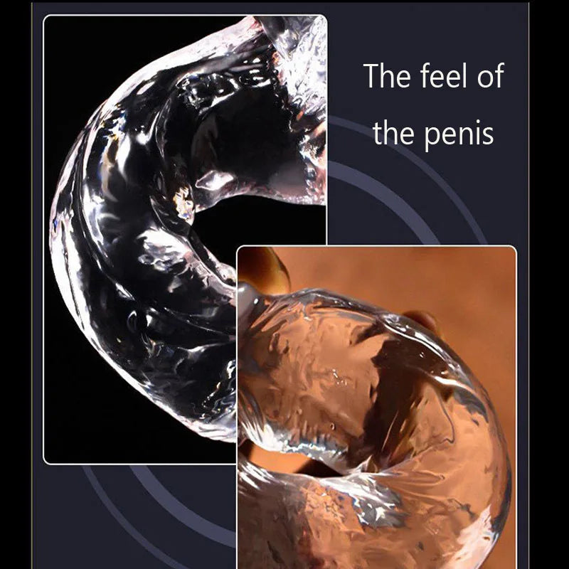 Realistic Vibrating Dildo for Couples