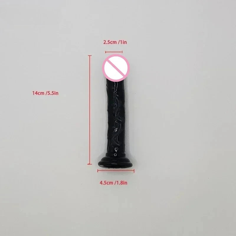 Realistic Silicone Dildo — Multiple Sizes