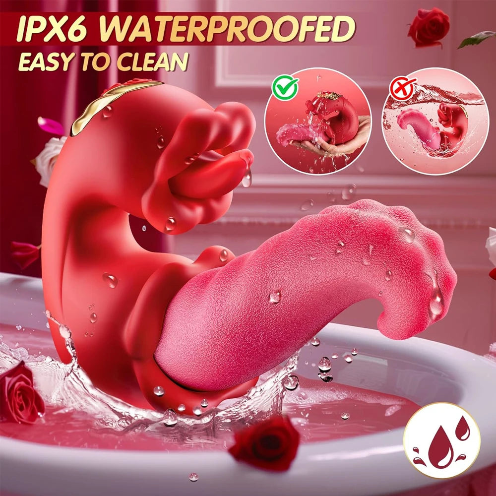 Sex Toys Realistic Heating Tongue Vibrator Women G-Spot Vibrator Clitoral Stimulator Adult Toy Vagina Massager for Female