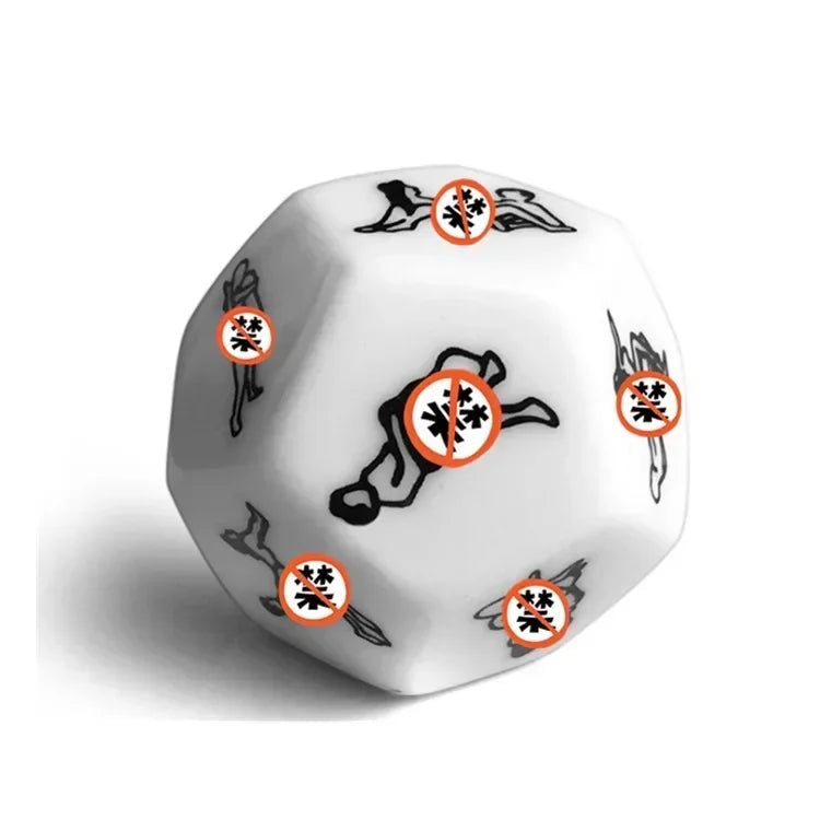 12-Sided Couples' Foreplay Dice Game