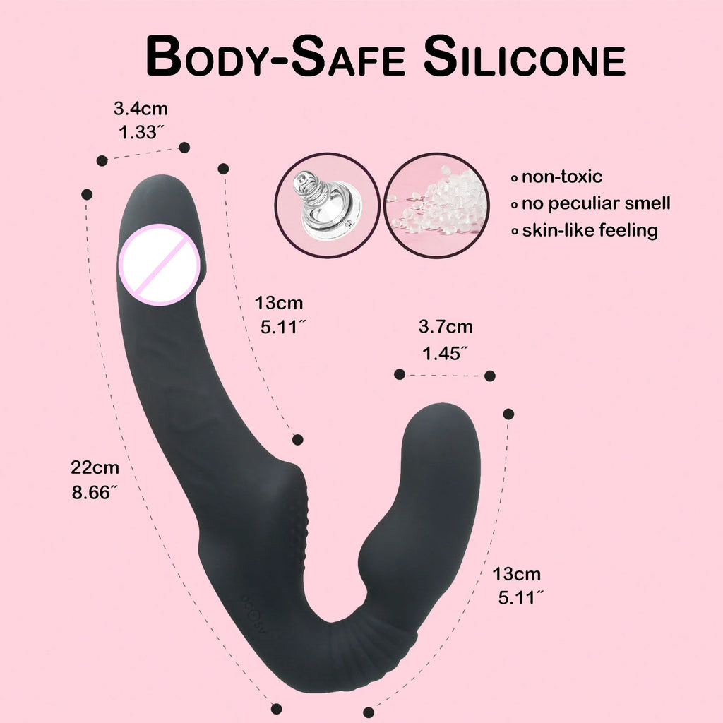Sex Toys for Women, Female Wearable Dildos, Lesbian Dildos, Double-vibrating Double-headed Dildos Realistic Dildos, Fake Penises