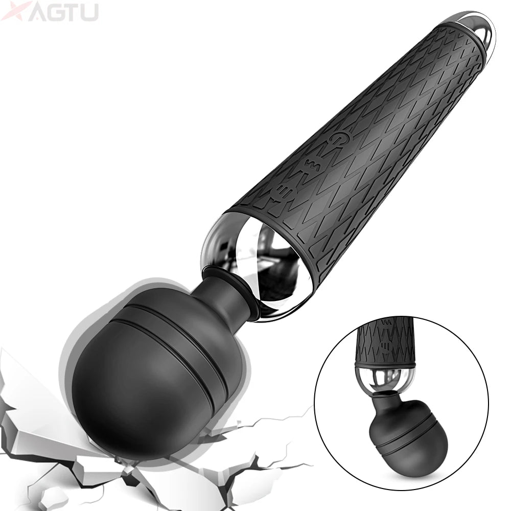Sex Toy  AV Vibrator for Women Clitoris Stimulator Nipple G Spot Magic-Wand Dildo Female Vibrating Masturbation Adult Sex Toys