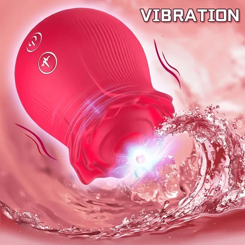 Sex Toy Rose Stimulating Massage Clitoral Suction Device Waterproof Silicone 10 Modes Vibrator Orgasm Masturbator Adult Game Toy