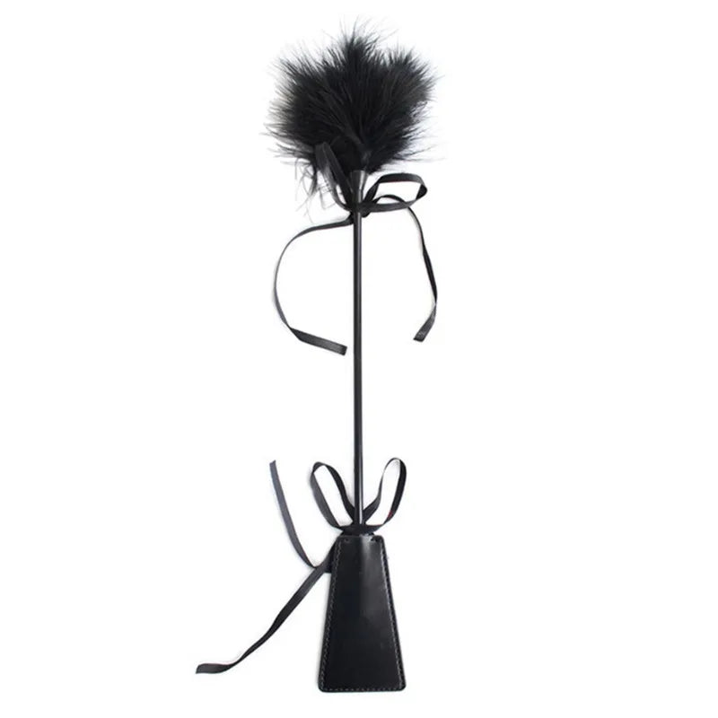 Feather Tickler & Spanking Flogger Set