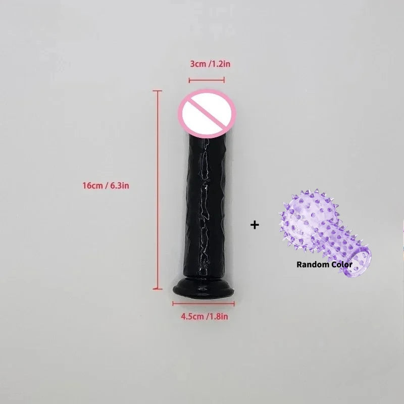 Realistic Silicone Dildo — Multiple Sizes