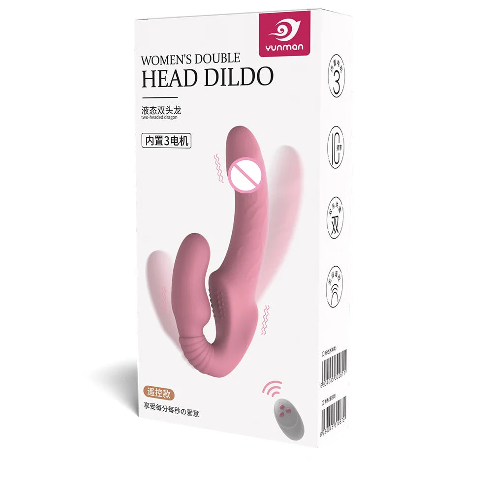 Sex Toys for Women, Female Wearable Dildos, Lesbian Dildos, Double-vibrating Double-headed Dildos Realistic Dildos, Fake Penises