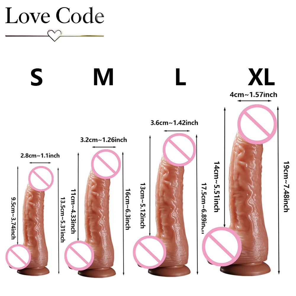Realistic Dildos Sex Toys for Women Suction Cup Masturbator Big Dick Vibrator Anal Penis Dildo Adult Sex Toy Supplies 18+